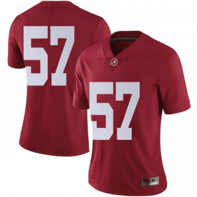 Women's Alabama Crimson Tide #57 Joe Donald Crimson Limited NCAA College Football Jersey 2403JYUF6